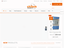 Tablet Screenshot of chibek.com